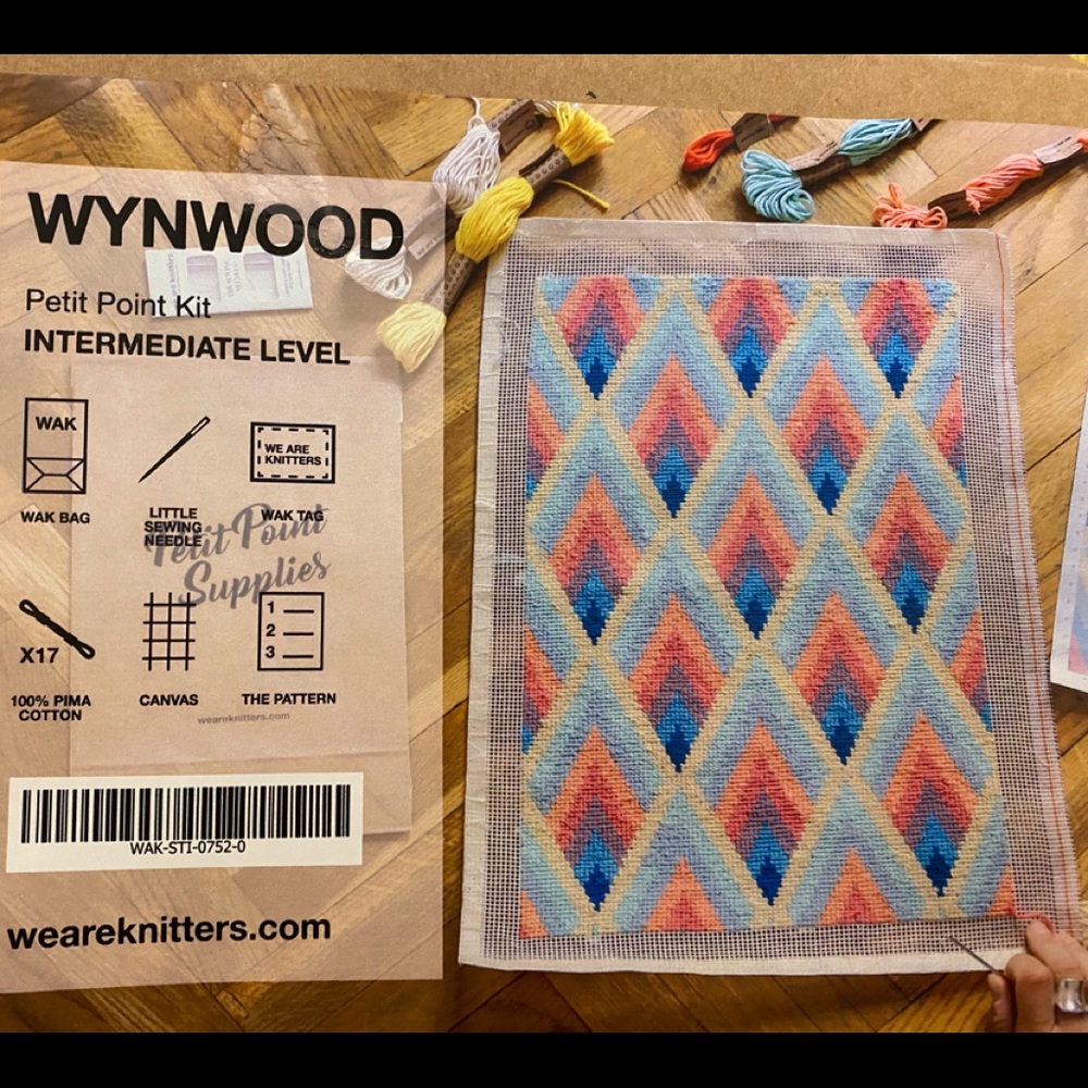 We Are Knitters _ Petitpoint Kit - Wynwood